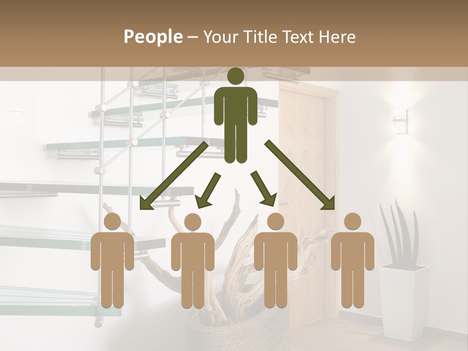 Style Indoor Flower PowerPoint Template