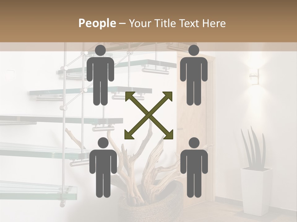 Style Indoor Flower PowerPoint Template