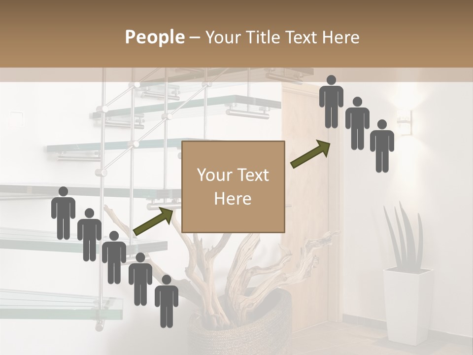 Style Indoor Flower PowerPoint Template