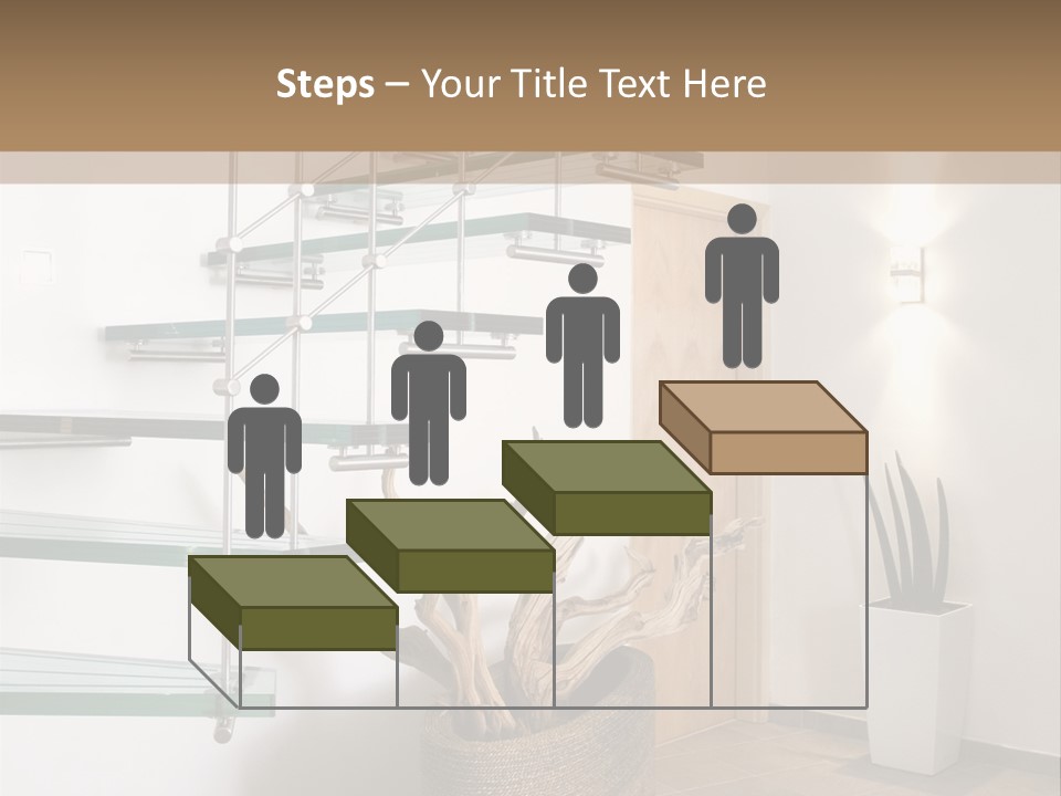 Style Indoor Flower PowerPoint Template