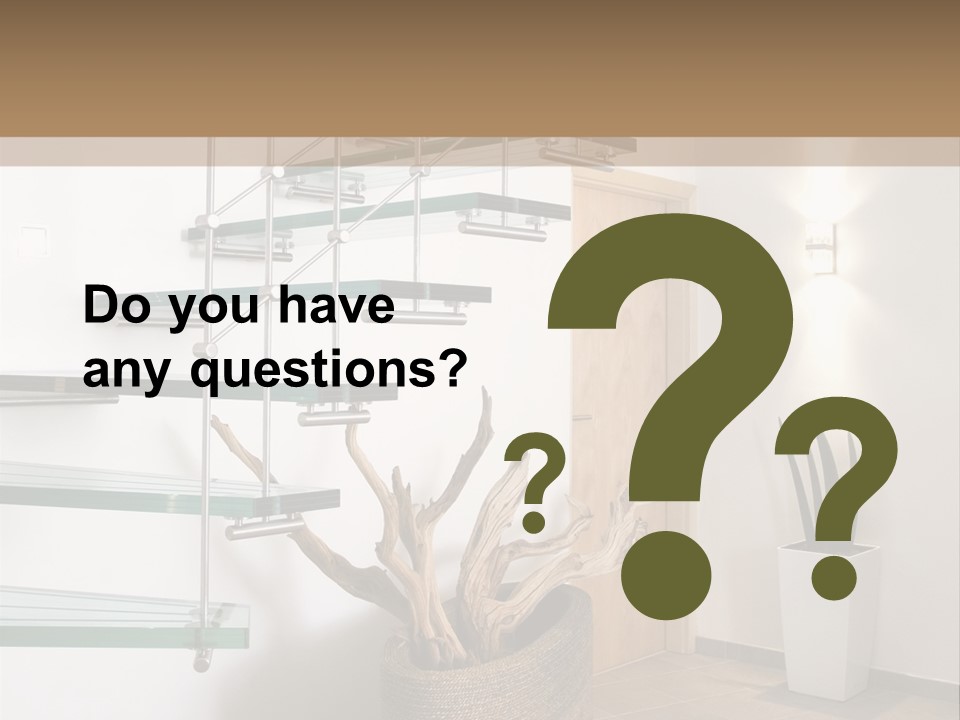 Style Indoor Flower PowerPoint Template