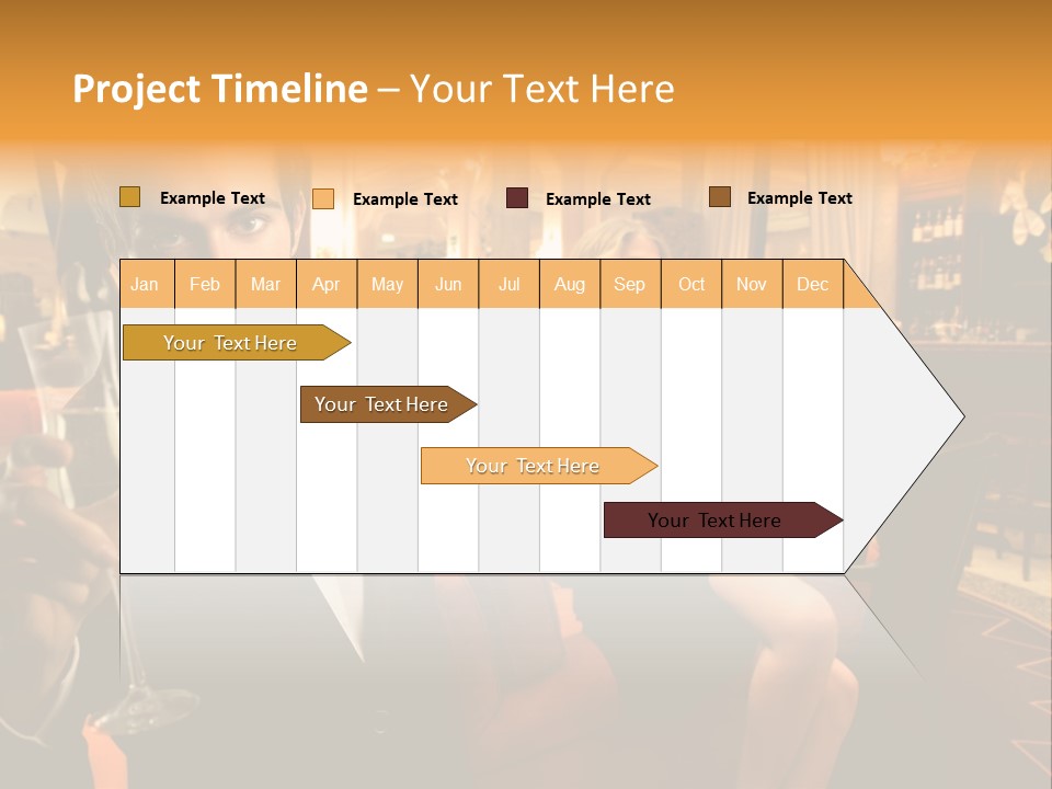 Toast Boy Woman PowerPoint Template