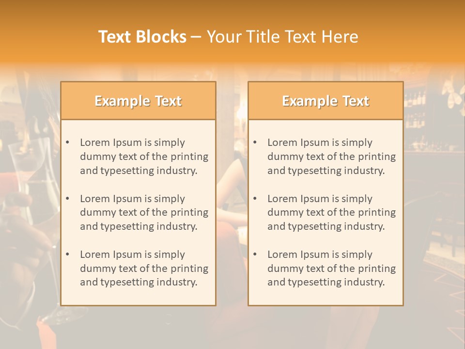 Toast Boy Woman PowerPoint Template