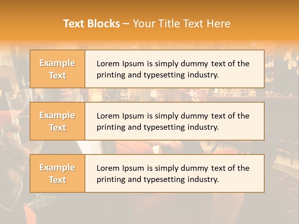 Toast Boy Woman PowerPoint Template