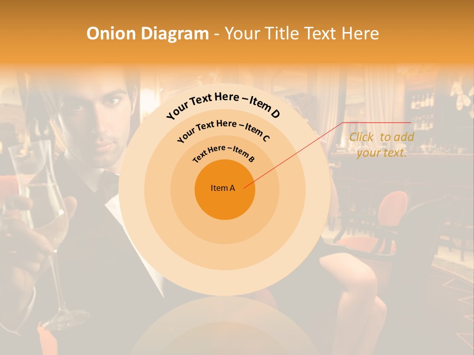 Toast Boy Woman PowerPoint Template