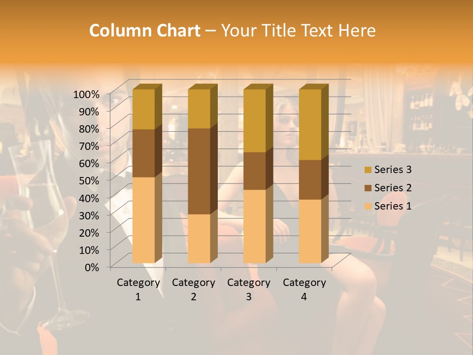 Toast Boy Woman PowerPoint Template