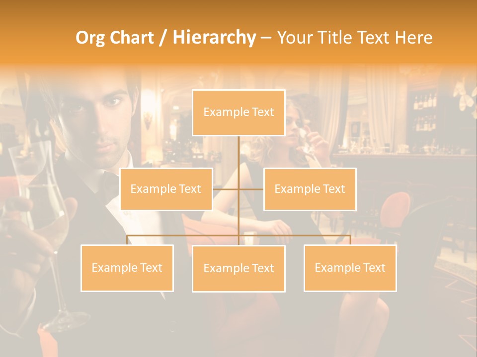 Toast Boy Woman PowerPoint Template