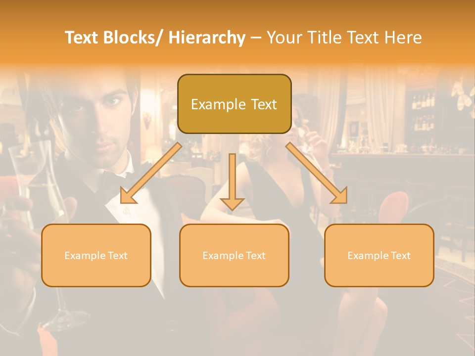 Toast Boy Woman PowerPoint Template
