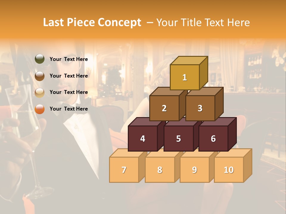 Toast Boy Woman PowerPoint Template