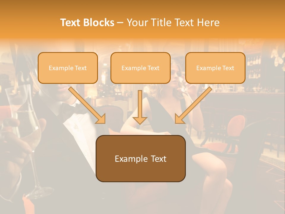 Toast Boy Woman PowerPoint Template