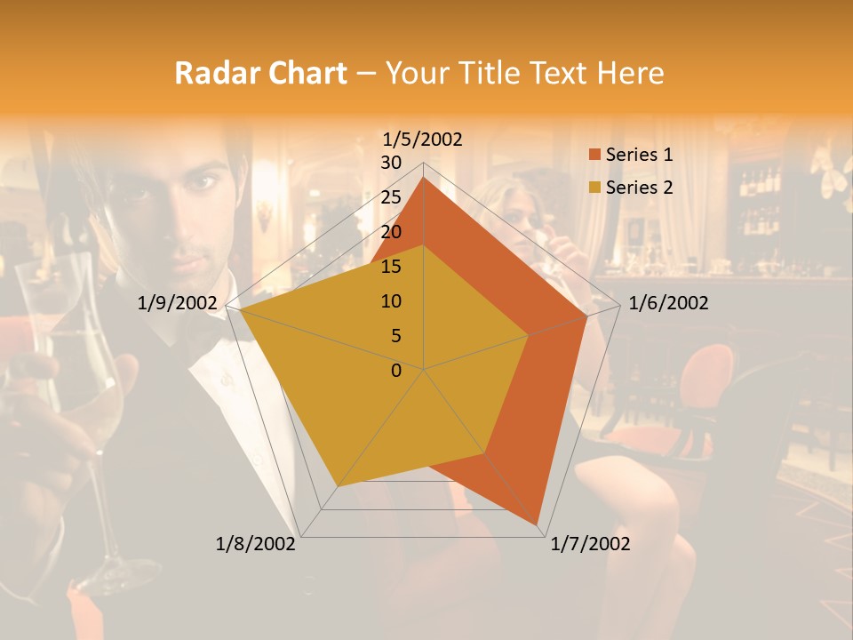 Toast Boy Woman PowerPoint Template