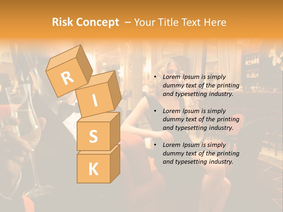 Toast Boy Woman PowerPoint Template