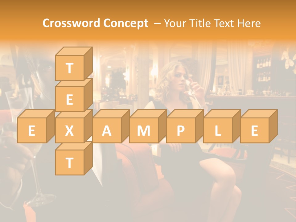 Toast Boy Woman PowerPoint Template