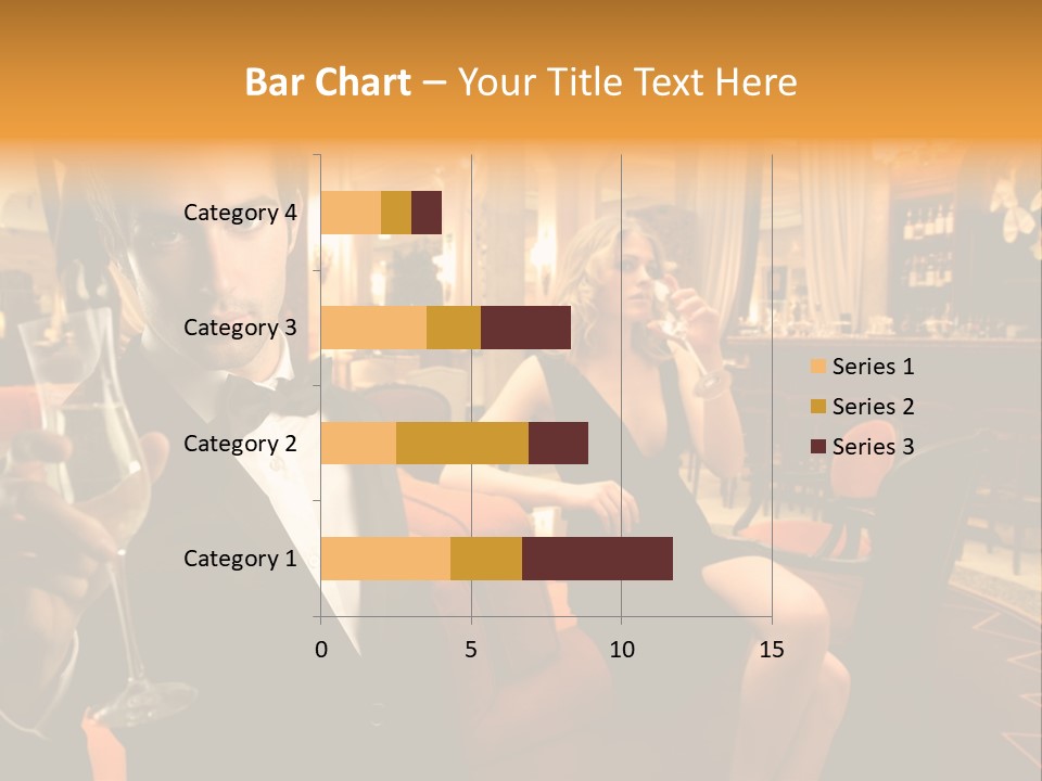 Toast Boy Woman PowerPoint Template