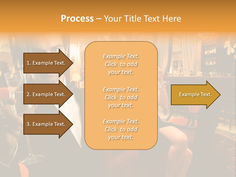 Toast Boy Woman PowerPoint Template