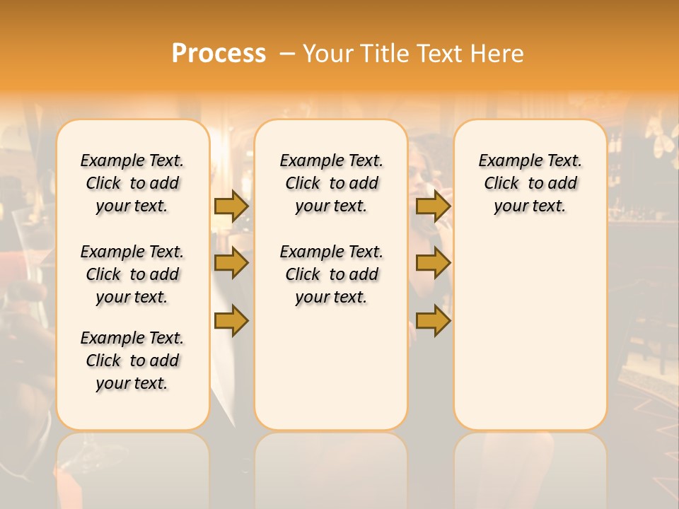 Toast Boy Woman PowerPoint Template