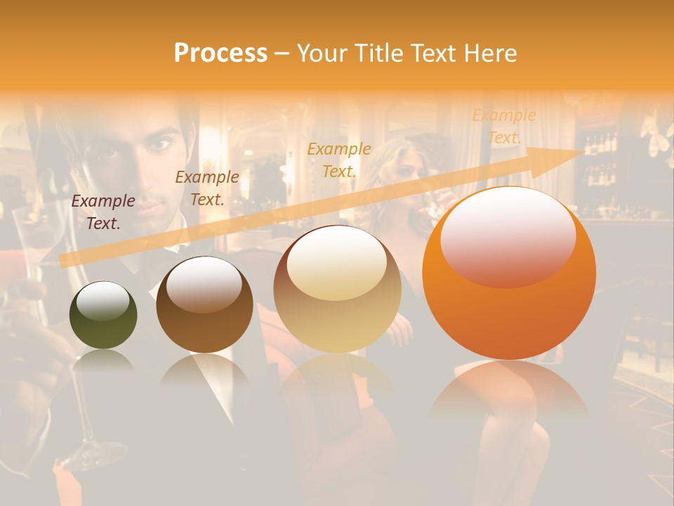 Toast Boy Woman PowerPoint Template