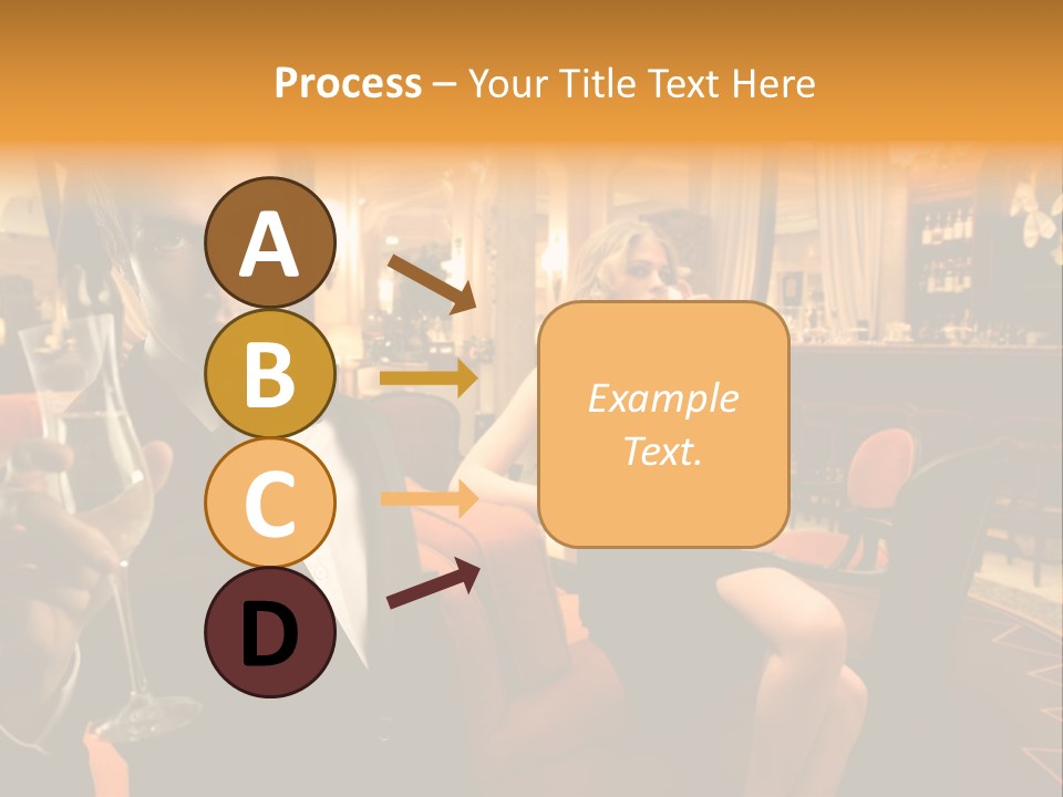 Toast Boy Woman PowerPoint Template