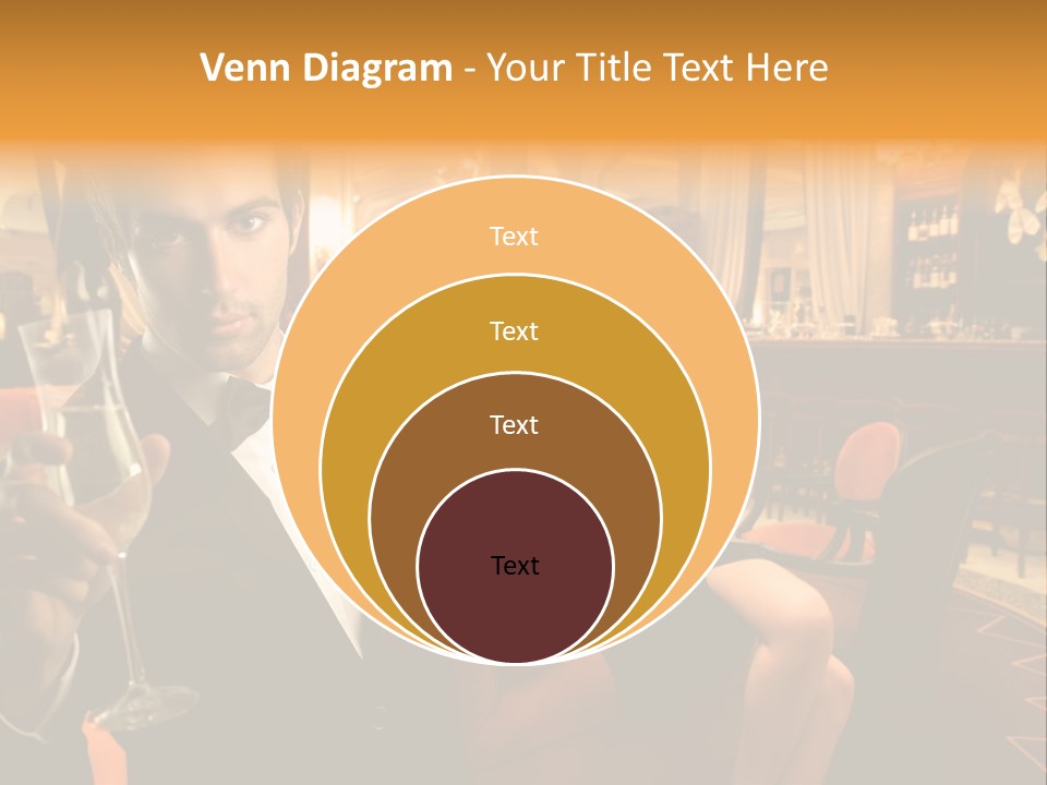 Toast Boy Woman PowerPoint Template
