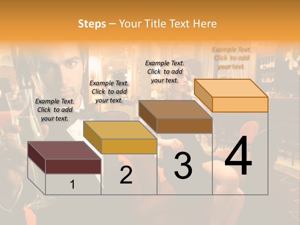 Toast Boy Woman PowerPoint Template