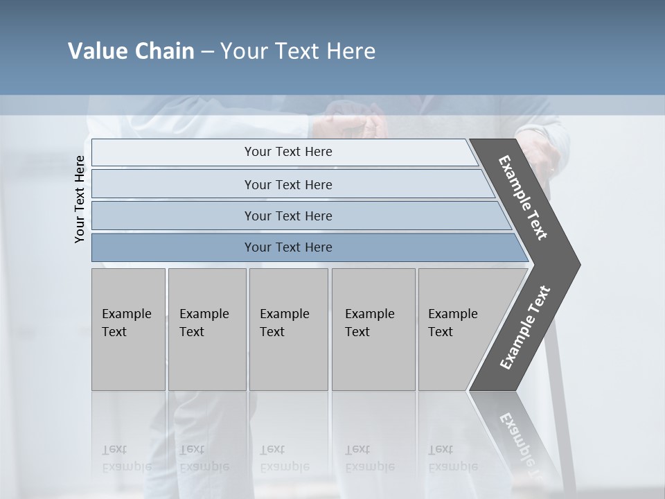 A Man Helping A Woman With A Cane PowerPoint Template