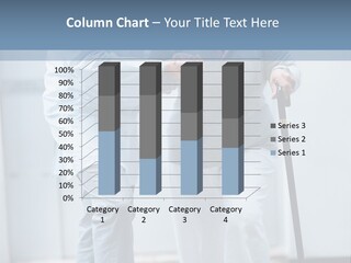 A Man Helping A Woman With A Cane PowerPoint Template