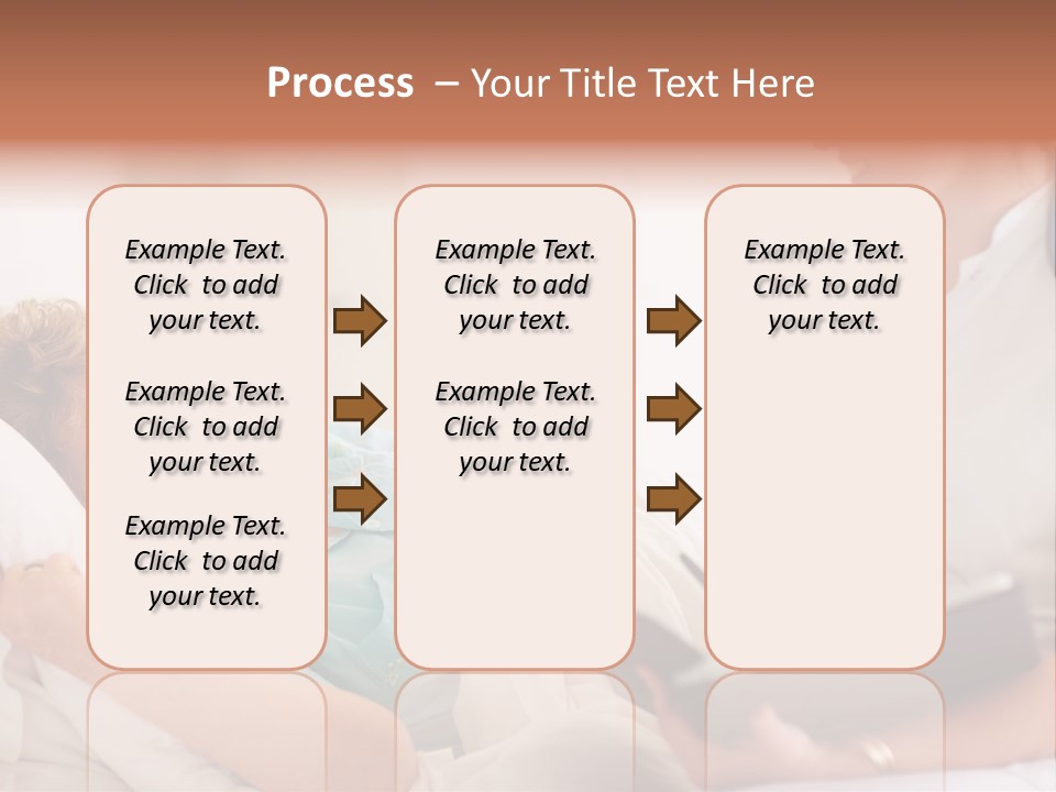 A Woman Laying In A Hospital Bed With A Nurse Next To Her PowerPoint Template