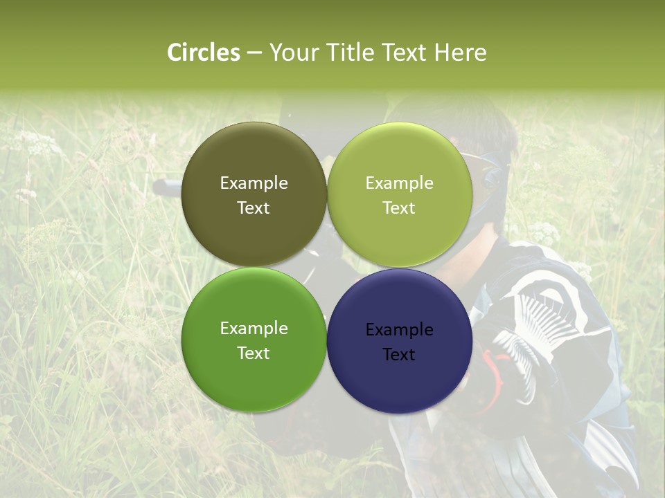 Terror Gun Mask PowerPoint Template