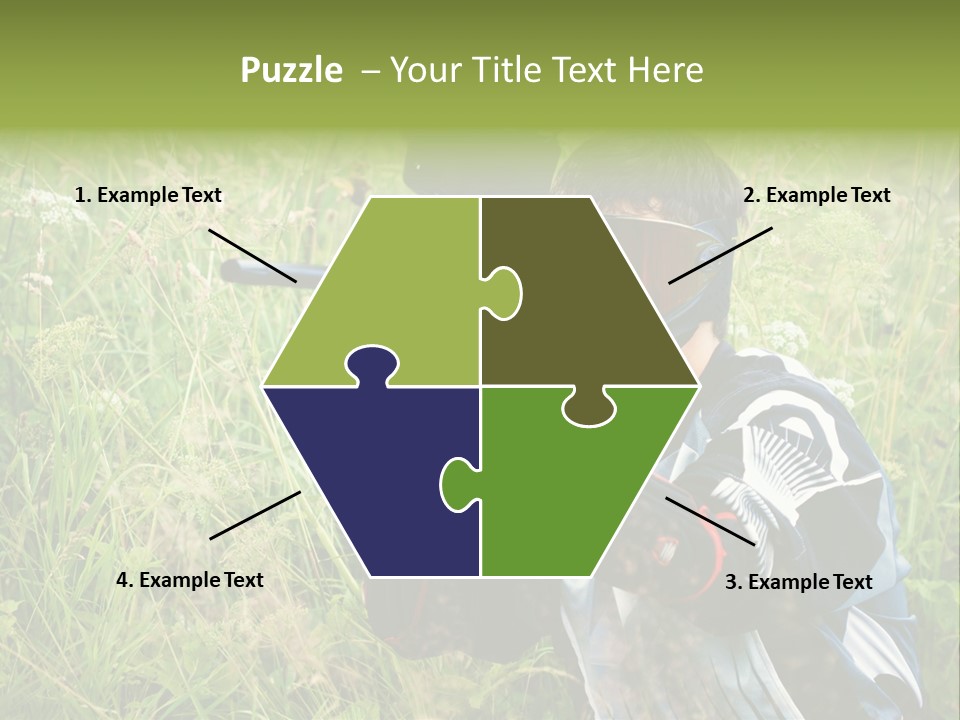 Terror Gun Mask PowerPoint Template