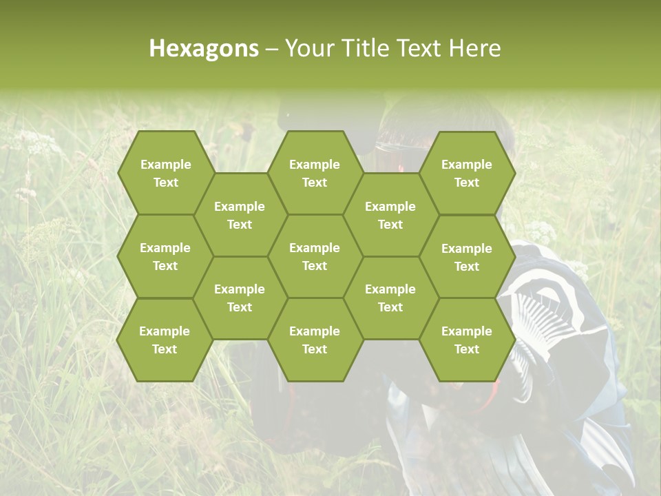 Terror Gun Mask PowerPoint Template