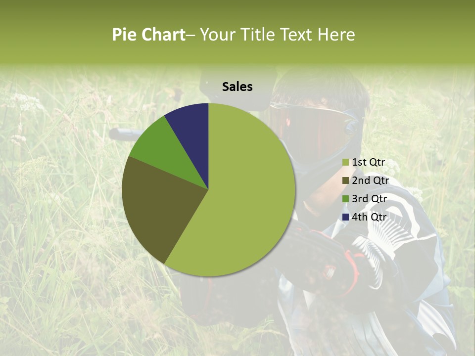 Terror Gun Mask PowerPoint Template