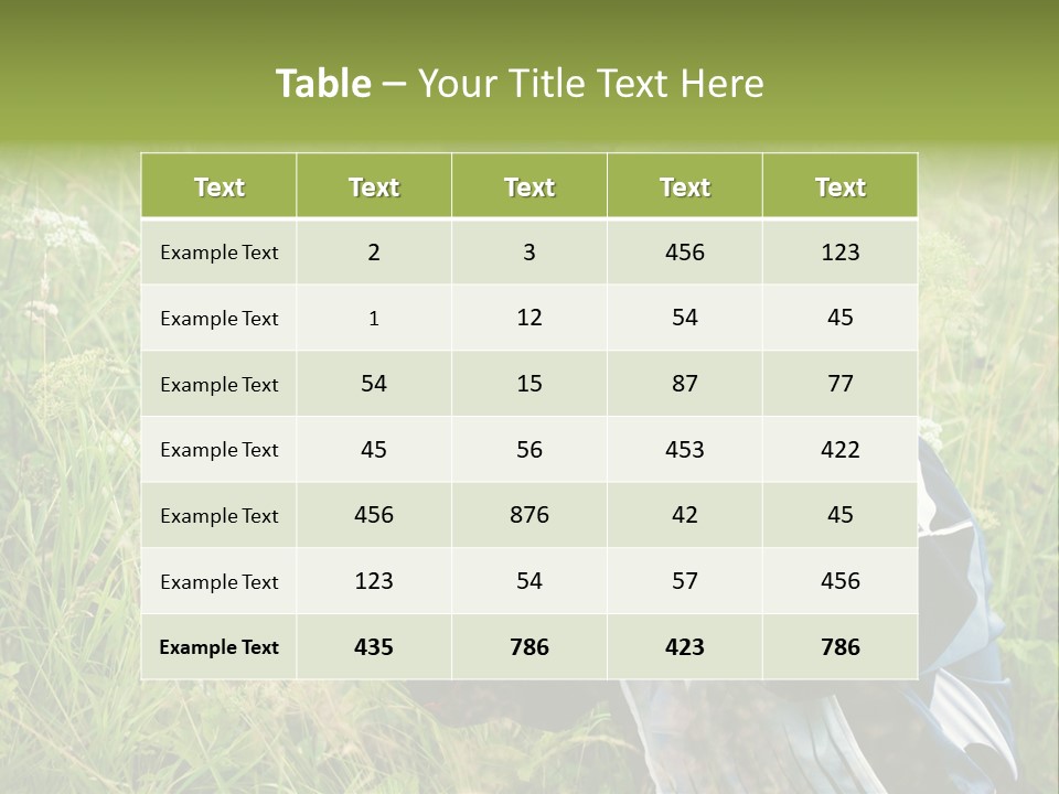 Terror Gun Mask PowerPoint Template