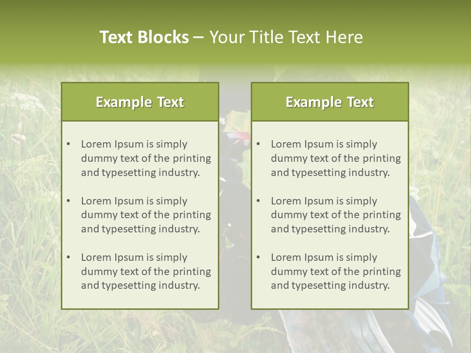 Terror Gun Mask PowerPoint Template