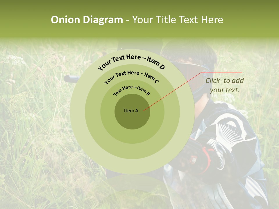Terror Gun Mask PowerPoint Template
