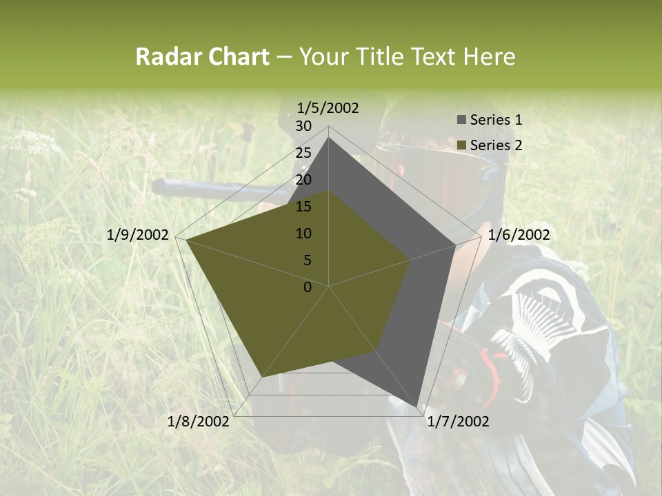 Terror Gun Mask PowerPoint Template