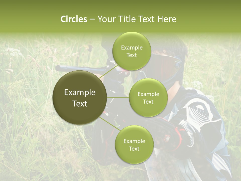 Terror Gun Mask PowerPoint Template