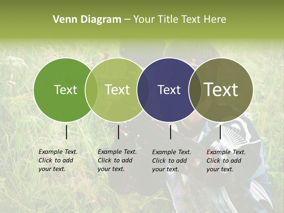 Terror Gun Mask PowerPoint Template
