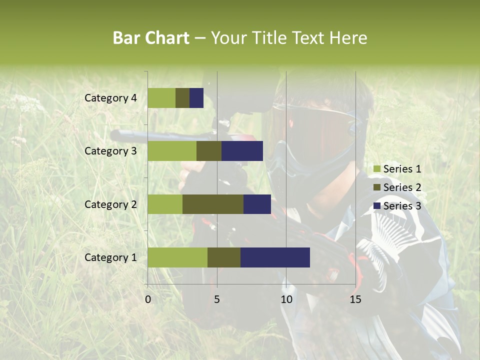 Terror Gun Mask PowerPoint Template