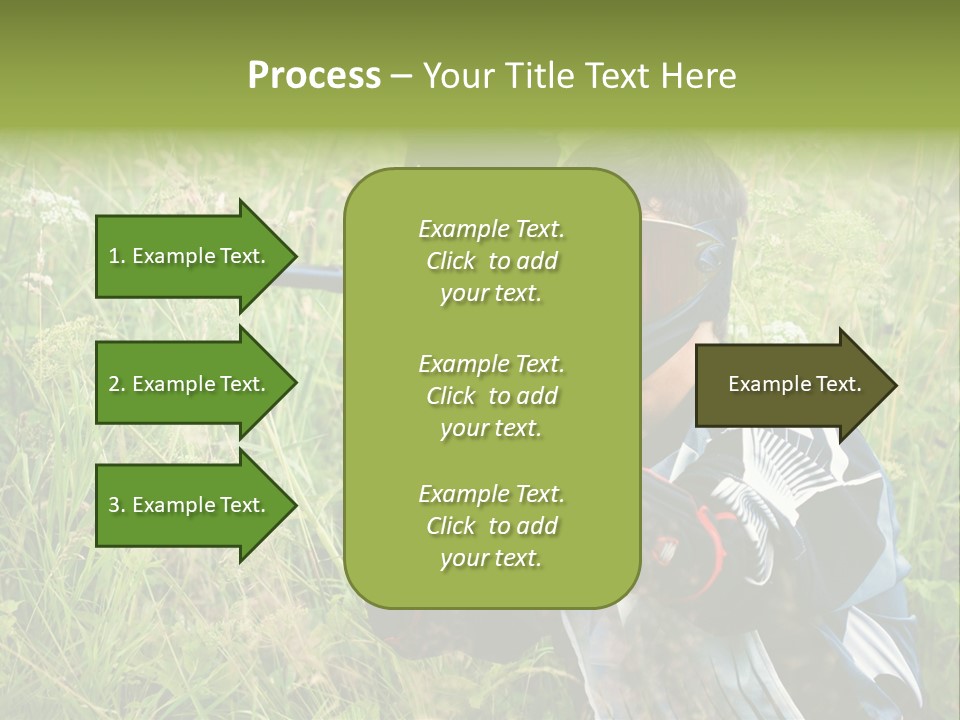 Terror Gun Mask PowerPoint Template