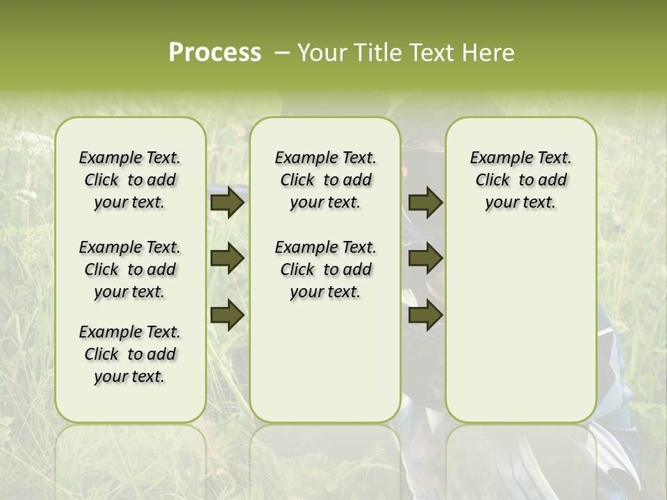 Terror Gun Mask PowerPoint Template
