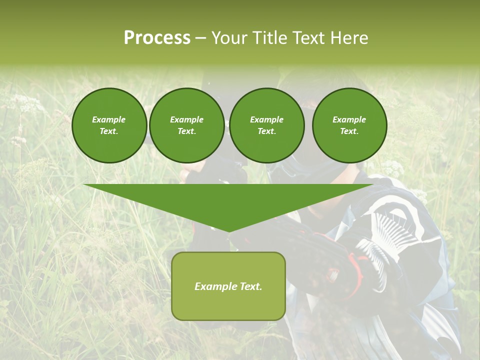 Terror Gun Mask PowerPoint Template