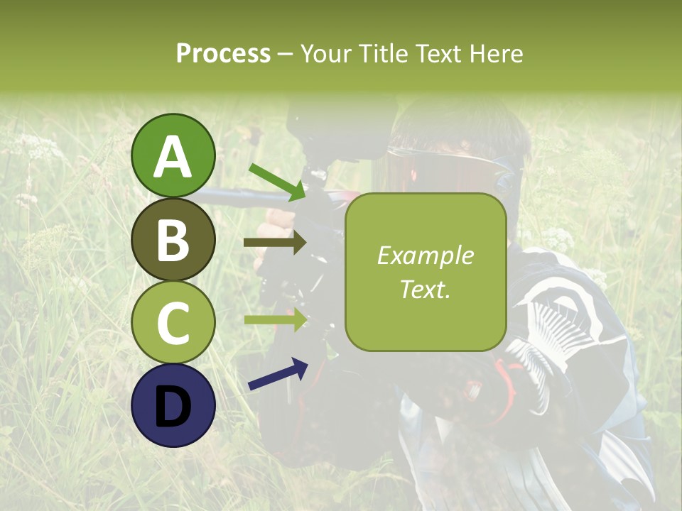 Terror Gun Mask PowerPoint Template