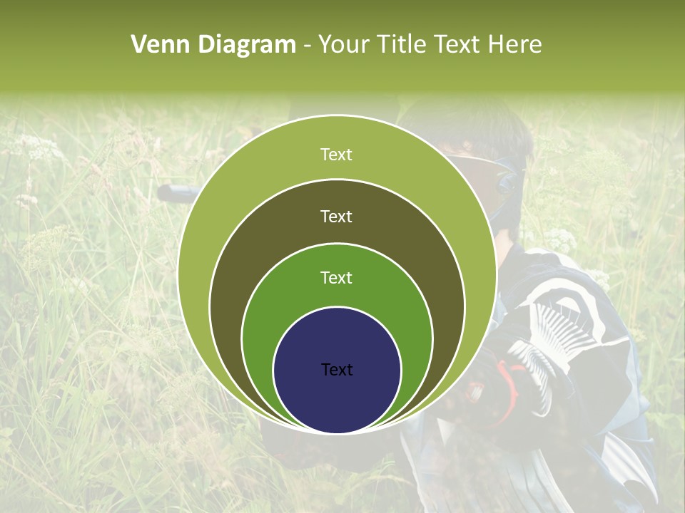 Terror Gun Mask PowerPoint Template