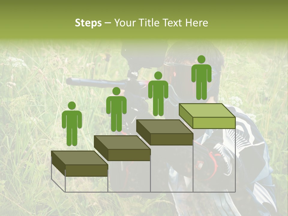 Terror Gun Mask PowerPoint Template