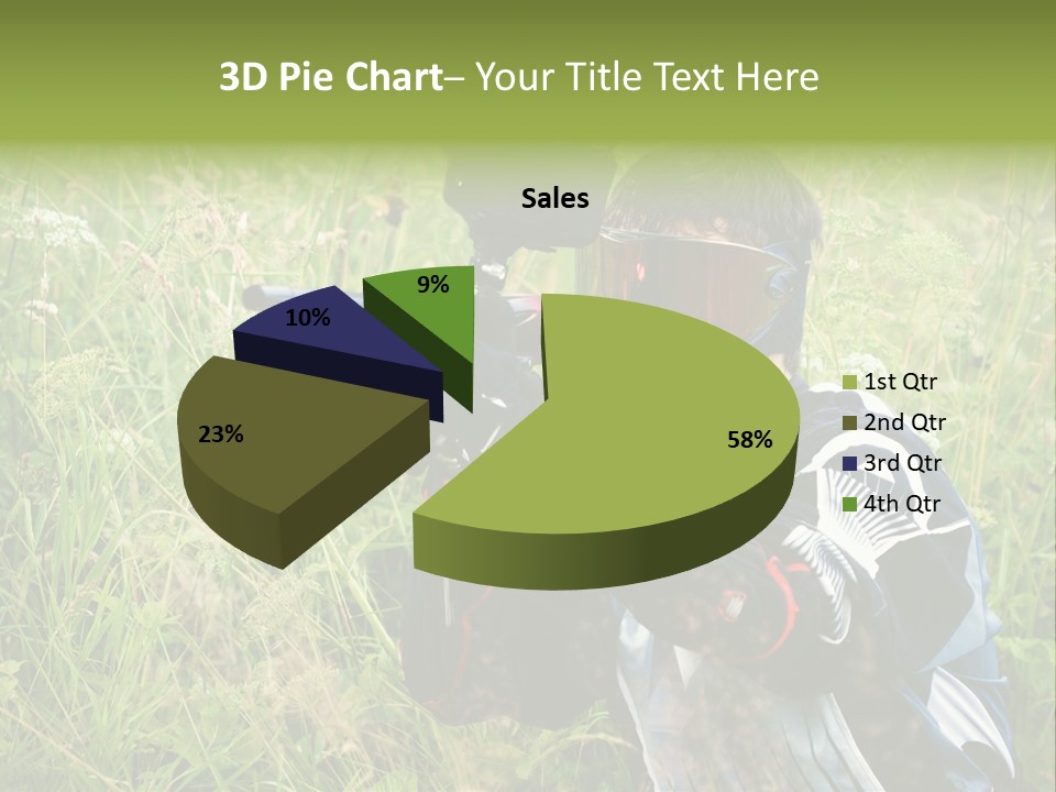 Terror Gun Mask PowerPoint Template