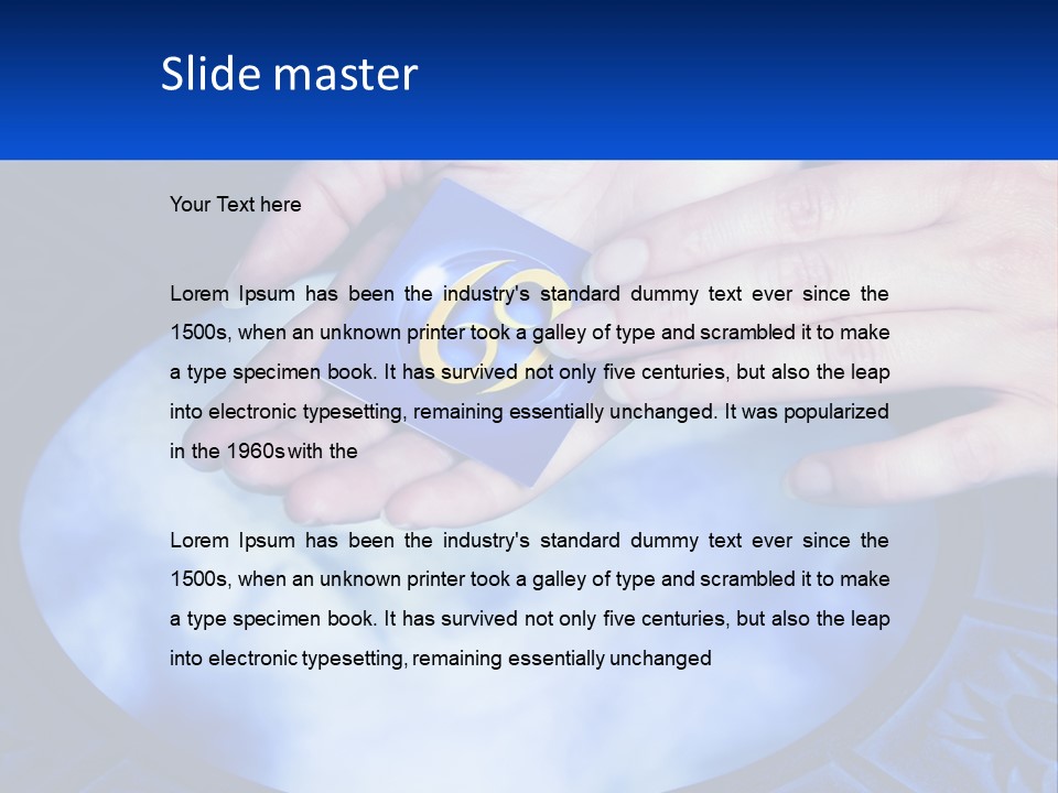 Female Astrological Astrology PowerPoint Template