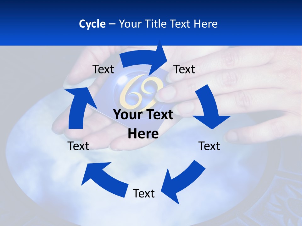 Female Astrological Astrology PowerPoint Template