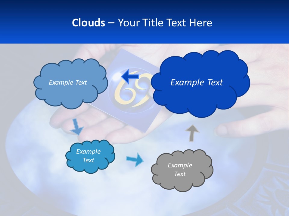 Female Astrological Astrology PowerPoint Template