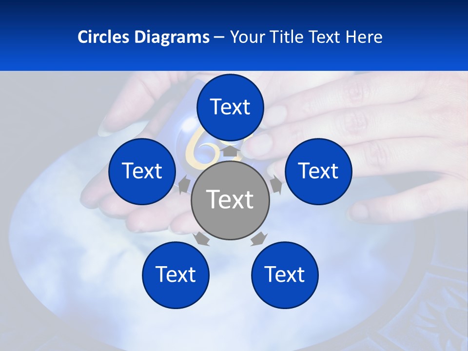 Female Astrological Astrology PowerPoint Template