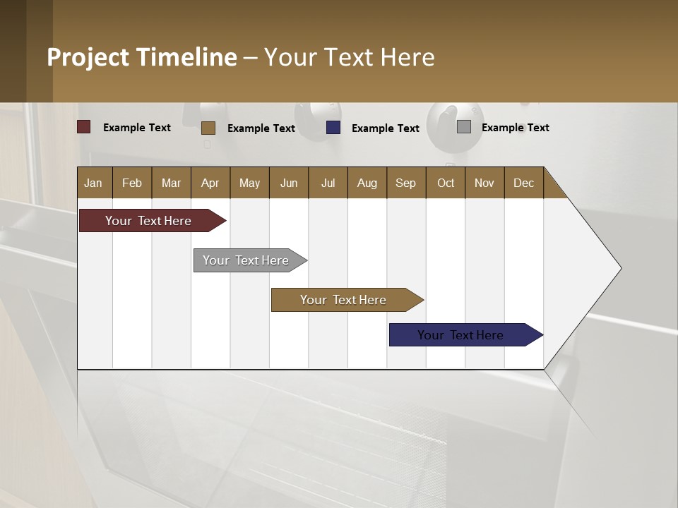 Buzz Closeup Steel PowerPoint Template